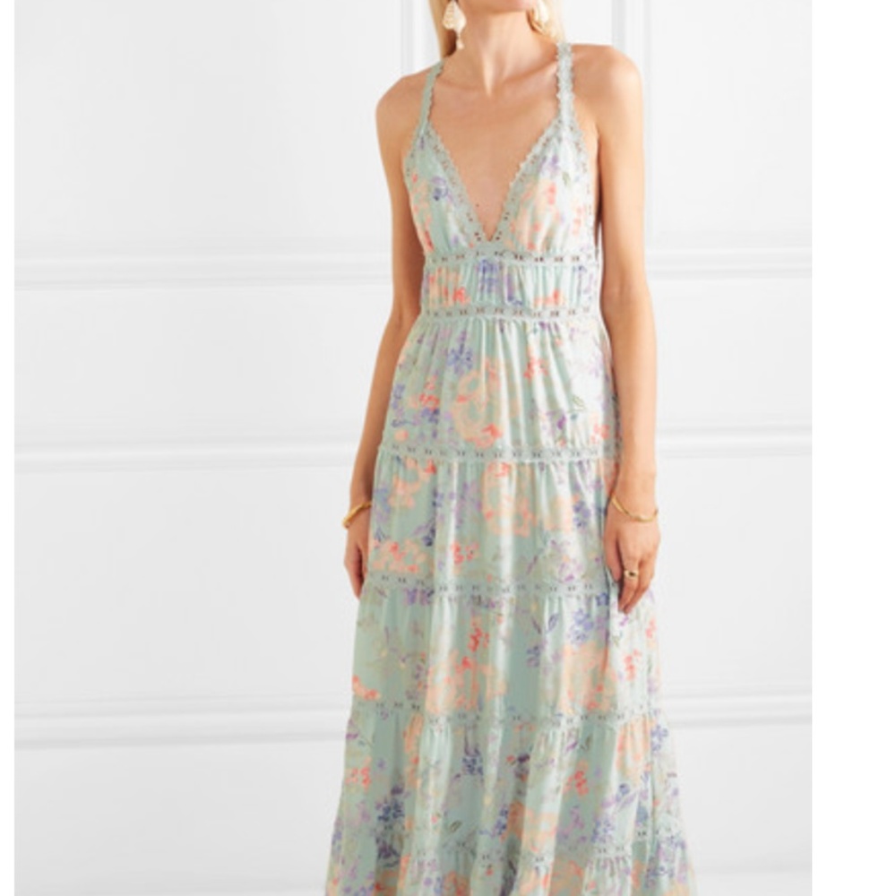 Alice & Olivia Karolina chiffon dress - size 6